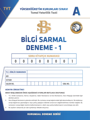 NO.22 KKK DK TYT 1.DENEME - BİLGİ SARMAL YAYINLARI 2024