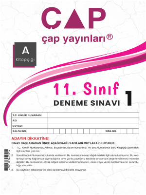 11.SINIF ÇAP YAYINLARI 1.DENEME 2023-2024