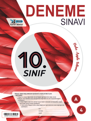 10.SINIF YAYIN DENİZİ YAYINLARI 4.DENEME 2023-2024