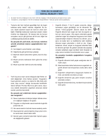 BES Yayınları - Üniversiteye Doğru Serisi - AYT Deneme - 1