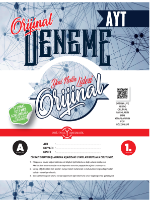 AYT DENEME - 1 - ORİJİNAL YAYINLARI