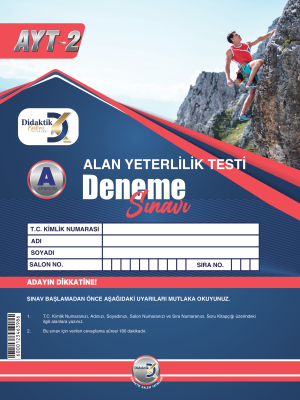 AYT DİDAKTİK KALEM YAYINLARI 2.DENEME 2023-2024