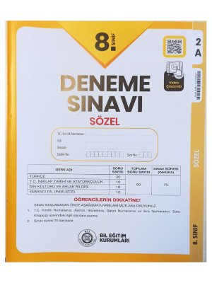 8. Sınıf - ATOM Deneme - 2