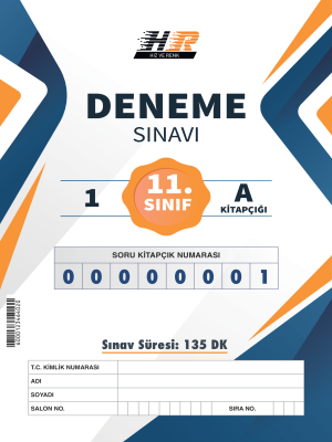 11.SINIF HIZ VE RENK YAYINLARI 1.DENEME 2023-2024