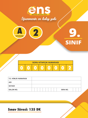 9. Sınıf - 2.Deneme - ENS YAYINLARI