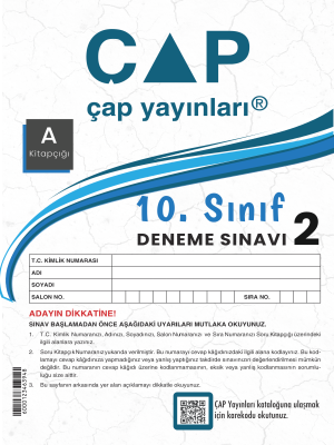 10.SINIF ÇAP YAYINLARI 2.DENEME 2023-2024