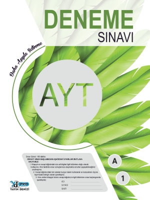 AYT 1.DENEME - YAYIN DENİZİ 2023-2024