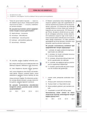 Bes Yayınları - 11. Sınıf KDS - 4 1