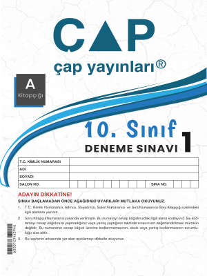 10.SINIF ÇAP YAYINLARI 1.DENEME 2023-2024