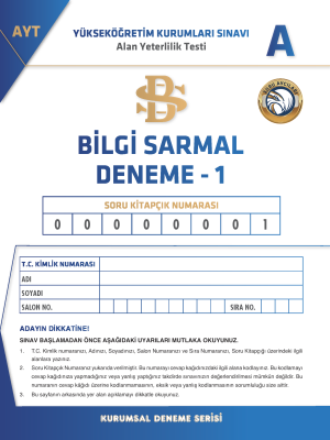 NO.23 KKK DK AYT 1.DENEME - BİLGİ SARMAL 2023-2024