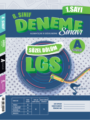 8.SINIF 1.KURUMSAL DENEME - SES YAYINLARI 2024